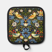 William Morris – イチゴ泥棒 鍋敷き (正面)