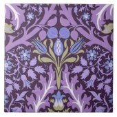 William Morris「ガーデン葉ズ」 2 タイル (正面)