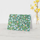 William Morris – クローバー、ヴィンテージ花柄 カード (黄色い花)