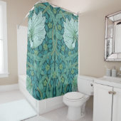 William Morris – グリーンインペルネルパターン シャワーカーテン (インサイチュ)