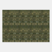 William Morris：グリーンチューリップ&バララッピング紙 ラッピングペーパーシート (正面3)