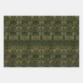 William Morris：グリーンチューリップ&バララッピング紙 ラッピングペーパーシート (正面2)