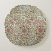 William Morris：コーンクルデザイン ラウンドクッション (正面)