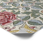 William Morris -バラパターン ポスター (角)