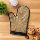 William Morris "ピンクとバラ"ミット&ポットホルダー 鍋つかみ (トップダウン)