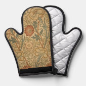 William Morris "ピンクとバラ"ミット&ポットホルダー 鍋つかみ (正面/裏面)