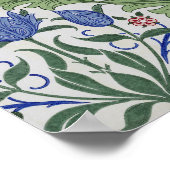 William Morris -フローラ壁紙デザイン ポスター (角)