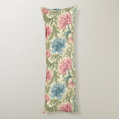 William Morris、フローラ、パターン、テキスタイル、デザイン ボディピロー (裏面 (縦))