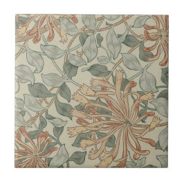 William * Morris ボタニカル ピンク グリーン | タイル