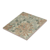 William * Morris ボタニカル ピンク グリーン | タイル (側面)