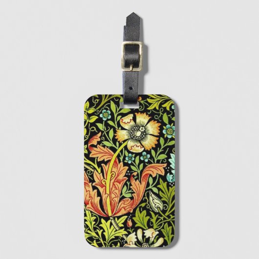 William Morris ラゲッジタグ (正面縦)