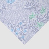 William Morris – ラークスパープルフラワー葉& 薄葉紙 (詳細)