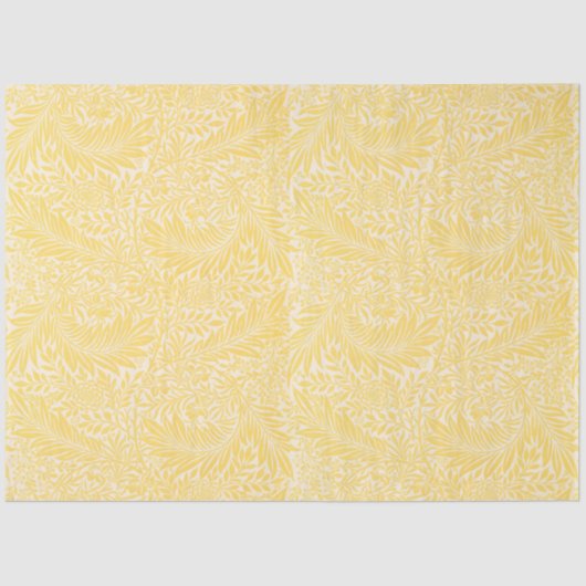 William Morris – ラークスパー離れの花の模様 薄葉紙 (正面)