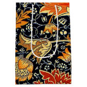 William Morris – レイ、有名なヴィンテージパターン ミディアムペーパーバッグ (裏面)