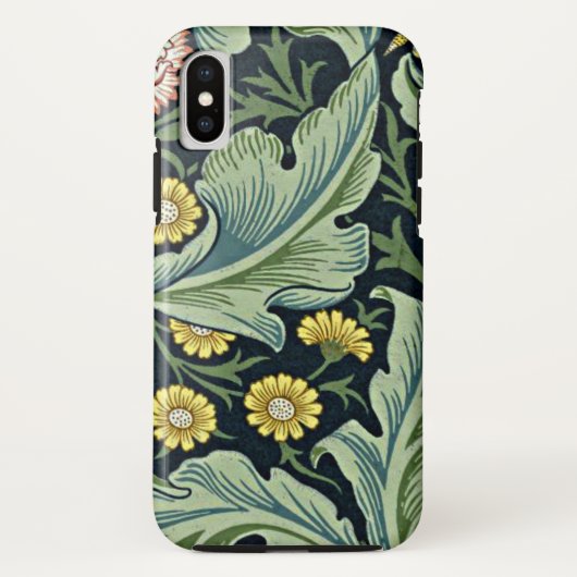 William Morris – レスター、フローラルパターン Case-Mate iPhoneケース (裏面)