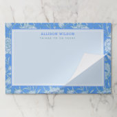 William Morris – ワイルドチューリップエレガント、ブルーフローラ ペーパーパッド (折り畳み)