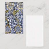 william morris 名刺 (正面/裏面)