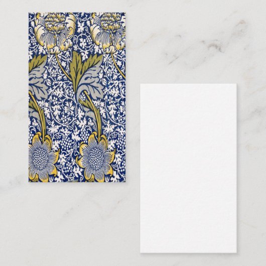 william morris 名刺 (正面/裏面)