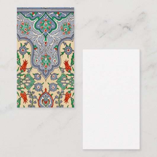 william morris 名刺 (正面/裏面)