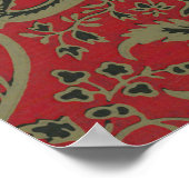 William Morris – 竹の壁紙サンプル ポスター (角)