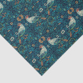 William Morris – 鳥の花模様スプライシング 薄葉紙 (詳細)