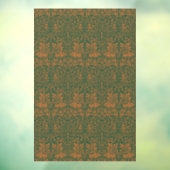 William Morris 1881 Birds, Rabbit Floral Pattern ウィンドウサイン (シート3)