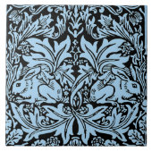 William Morris 1881 Birds, Rabbit Floral Pattern タイル (正面)