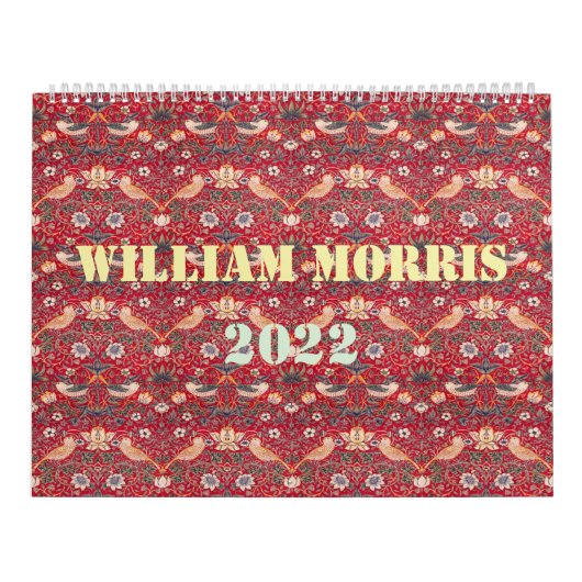 William Morris 2022カレンダー カレンダー (カバー)