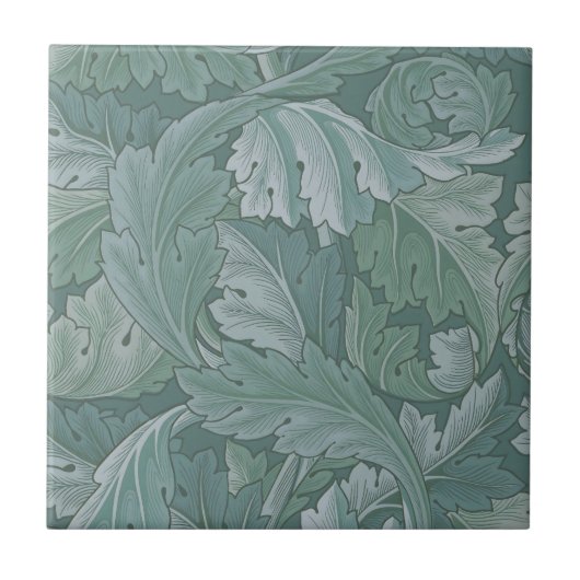 William Morris Acanthus Botanical Harmony Classic タイル (正面)