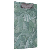 William Morris Acanthus Leaf Teal Blue Pattern クリップボード (右)