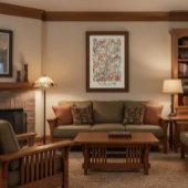 William Morris Acanthus Mission Style  ポスター