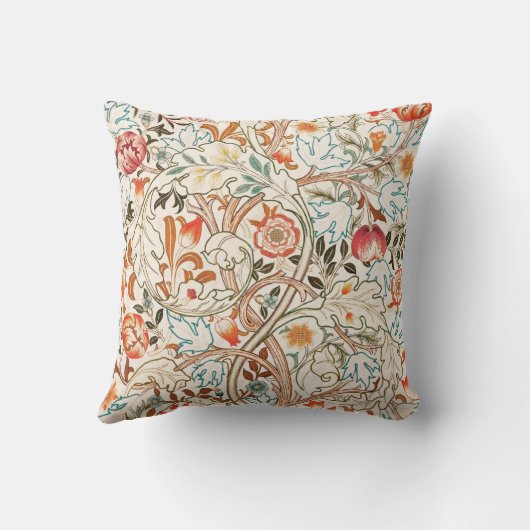 William Morris Acanthus Mission Style Accent  クッション (裏面)