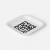 William Morris Alphabet “G” Paper Plates ペーパープレート (傾斜あり)