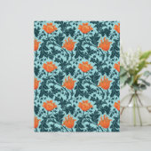 William Morris Anemone、Indigo Blue、Coral (スタンド正面)