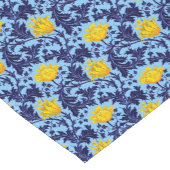 William Morris Anemone, Navy, Sky Blue and Yellow ショートテーブルランナー (コーナー)