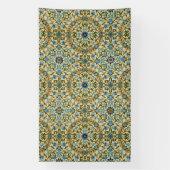 William Morris Antique 1873 Vine & Floral Pattern 横断幕 (縦)