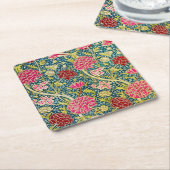 William Morris, Antique Cray Design スクエアペーパーコースター (アングル)