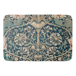 William Morris Antique Honeysuckle Floral バスマット