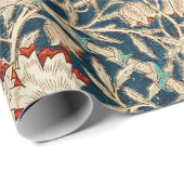 William Morris Antique Honeysuckle Floral ラッピングペーパー (ロールコーナー)