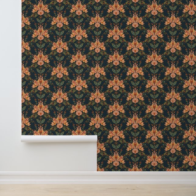 William Morris Antique Honeysuckle Floral Pattern 壁紙 (アプリケーション)