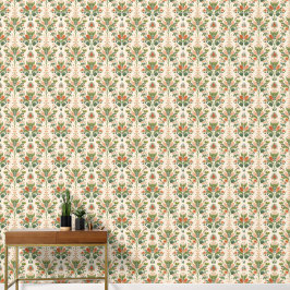 William Morris Antique Honeysuckle Floral Pattern 壁紙