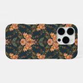 William Morris Antique Honeysuckle Floral Pattern iPhoneケース (裏面横)
