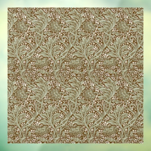 William Morris Arcadia Floral Pattern Classic ウィンドウサイン (シート3)