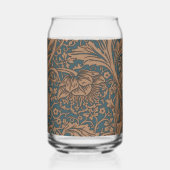 William Morris Arcadia Floral Pattern Classic ガラス缶 (正面)