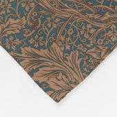 William Morris Arcadia Floral Pattern Classic フリースブランケット (角)