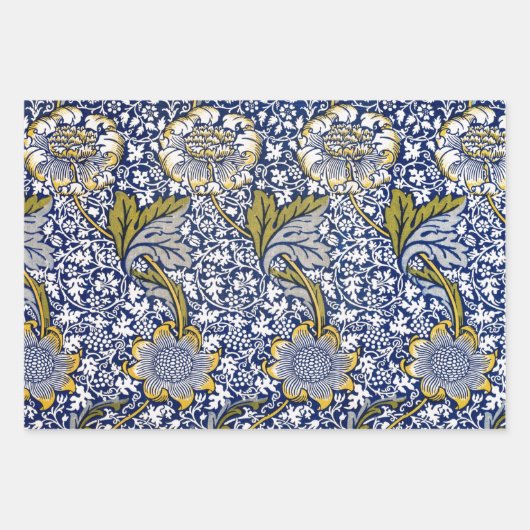 William Morris ASSORTEDラッピング紙セット ラッピングペーパーシート (正面)