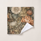 William Morris Autumn Floral バスタオルセット (ウォッシュタオル)