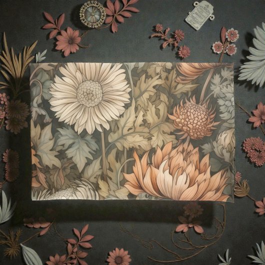 William Morris Autumn Floral 枕カバー
