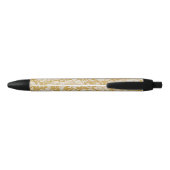 William Morris Bachelor's Button Flower Classic 黒ボールペン (裏面)