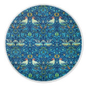 William * Morris "Bird"青 セラミックノブ (正面)